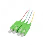 Synergy 21 Pigtail de fibra ótica SC/APC 9/125µm 1,5m OS2 pack de 4 com código de cores G.657.A2 (S215599V1)