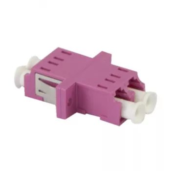 Synergy 21 S215424 Acoplador de fibra ótica LC/LC Duplex, OM4 multimodo, violeta