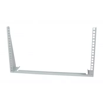 ALLNET Série SMW Armário de parede 19 polegadas 4U 276mm de profundidade cinzento-claro (RAL 7035) com porta de vidro de segurança