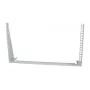 ALLNET Série SMW Armário de parede 19 polegadas 4U 276mm de profundidade cinzento-claro (RAL 7035) com porta de vidro de segurança