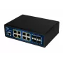 ALLNET ALL-SGI8112PM-BT Switch Industrial Full Managed Layer2+ Gigabit Ethernet PoE++, 12 portas, 8x PoE++ (orçamento 240W)