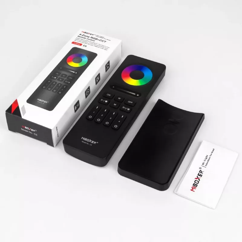 Miboxer Synergy 2.4GHz RGB+CCT telecomando LED de 4 zonas (C5-W)