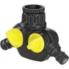 Kärcher 45° Conector angular 1/2 polegada para Rain System - preto/amarelo (2.645-199.0)