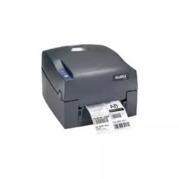 GODEX G500 Impressora de etiquetas de transferência térmica/térmica direta, 203 dpi, 127 mm/s, USB + Série + Ethernet, preto