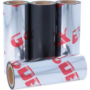 GODEX C.ITOH Godex Fita de transferência térmica cera/resina preto 110mm x 300m núcleo 1 polegada