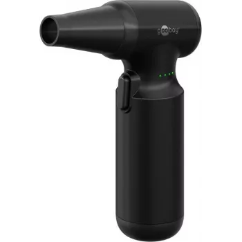 Goobay Air Duster Advanced Black - Conjunto de limpeza incl. 8 acessórios e 3 escovas 110 (77830)
