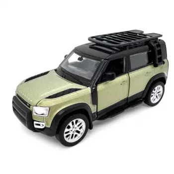 JAMARA Land Rover Defender 1:43 2em1 RC e Pull-Back Verde 3+