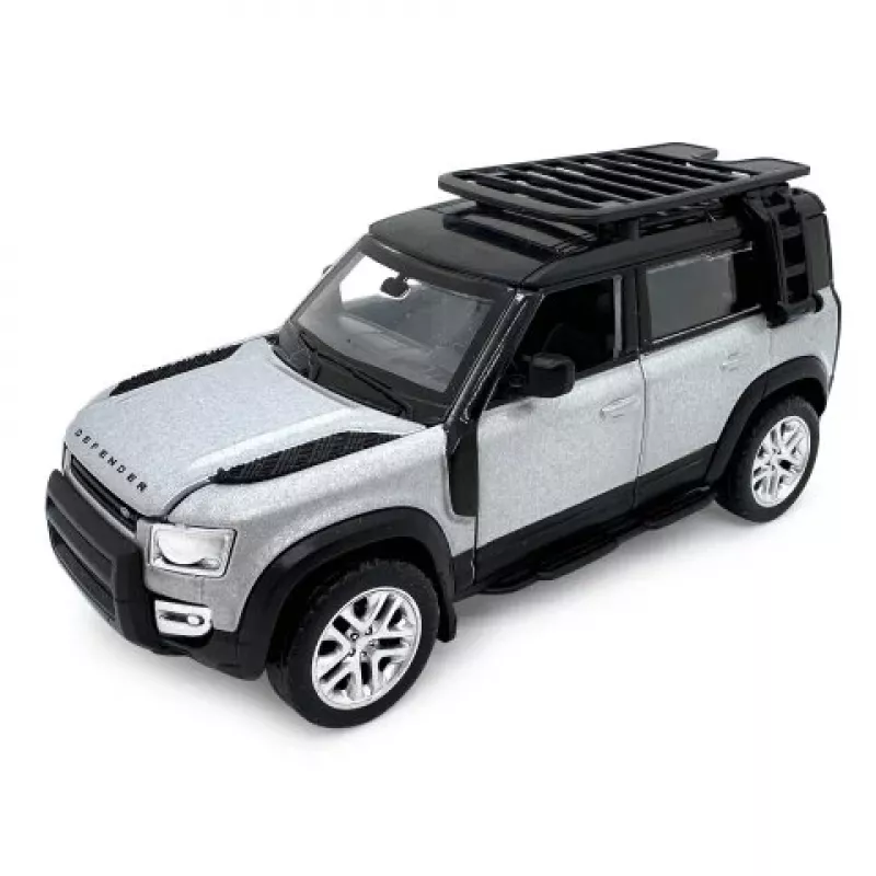 JAMARA Land Rover Defender 1:43 2em1 Carro RC Prateado 3+