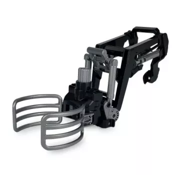 Jamara carregador frontal com garra de fardos para trator RC escala 1:24 (423287)