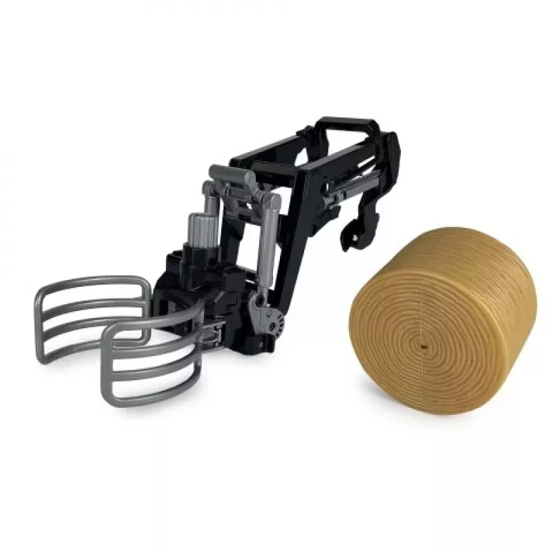 Jamara carregador frontal com garra de fardos para trator RC escala 1:24 (423287)