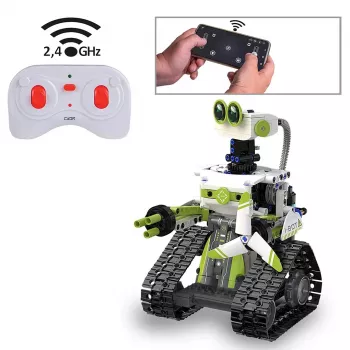 JAMARA CaDA I.Bot Code Robot 1:12 2,4GHz kit de robô de blocos de construção (570 blocos)