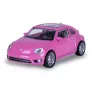 Jamara VW Käfer modelo de carro em metal fundido 1:43 rosa - montado unissexo 3+