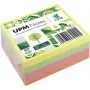 Notas adesivas UPM Notes Brilliant Mix 400 folhas amarelo rosa verde 76x76 mm 3 blocos