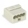 WAGO 243-304 Series 243 Microterminal de 4 condutores, 100 un., cinzento claro