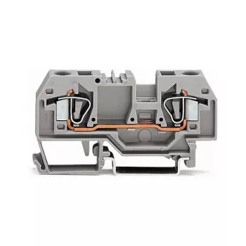 Borne de passagem de 2 condutores WAGO 282-901, 6 mm, cinzento