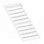 Tira de marcação WAGO 793-5566, passo de 5 mm, sem impressão, branco, 100 unid., para bornes série 2001-2020