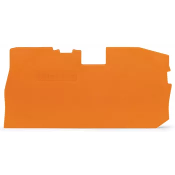 Placa de cobertura para bornes WAGO 2016-7192 - laranja - 1 mm - 69 mm - 38 mm - 2,42 g