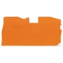 Placa de cobertura para bornes WAGO 2016-7192 - laranja - 1 mm - 69 mm - 38 mm - 2,42 g