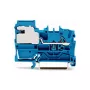 WAGO 2002-7114 Terminal de seccionamento N de 1 condutor, 2,5 mm, Push-in CAGE CLAMP, azul