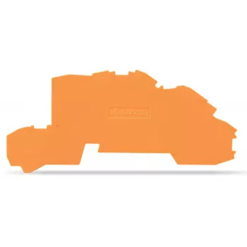 WAGO 2003-7692 Placa separadora para bornes de separação, laranja, 0,8 mm de espessura, 96 mm de comprimento, 42,3 mm de altura, 2,45 g