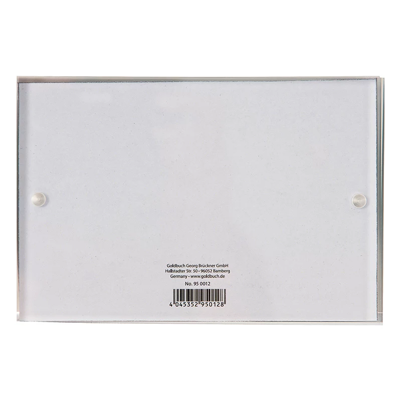 Goldbuch Pure Moldura em acrílico 10x15 cm transparente vertical