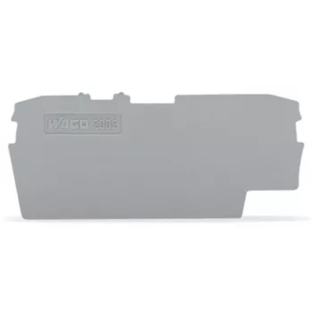 WAGO 2002-1691 Placa separadora, cinzento, 1 mm de espessura, TOPJOB S