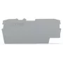 WAGO 2002-1691 Placa separadora, cinzento, 1 mm de espessura, TOPJOB S
