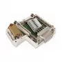 WAGO 750-963 Módulo de ligação D-Sub, conector fêmea de 9 polos, cinzento, IP20, para WAGO I/O System 750