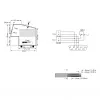 WAGO 750-963 Módulo de ligação D-Sub, conector fêmea de 9 polos, cinzento, IP20, para WAGO I/O System 750