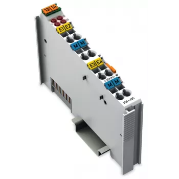 WAGO 750-455 Módulo de entrada analógica de 4 canais, 0,5 kV, 32 V, 12 bits, 100 Ohm