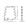 WAGO 857-800 Transmissor de temperatura / condicionador de sinal, cinzento, -25 a 70 °C, 6 x 94 x 97,8 mm, 35,3 g