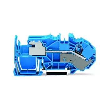 WAGO 2016-7714 Borne de separação N de 1 condutor, 16 mm², Push-in CAGE CLAMP, azul