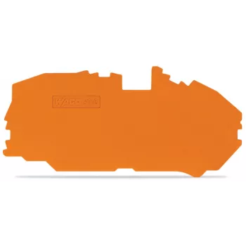 WAGO 2016-7692 Placa de extremidade, laranja, 1 mm, 84,5 mm, 41,7 mm, 3,11 g