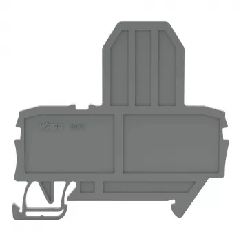 WAGO 2002-991 Placa de extremidade, cinzento, 2 mm, 67 mm, 57,2 mm, TOPJOB S