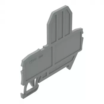 WAGO 2002-991 Placa de extremidade, cinzento, 2 mm, 67 mm, 57,2 mm, TOPJOB S