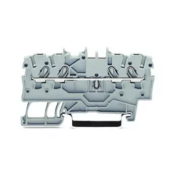 WAGO Borne de passagem 4 mm², cinzento, 32 A, 800 V, CAGE CLAMP®