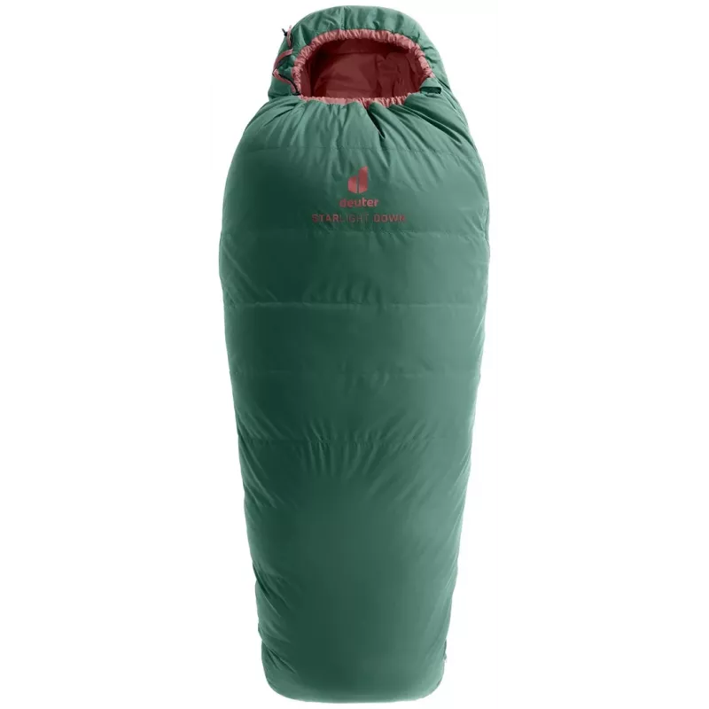 DEUTER Starlight Down Saco de Dormir para Criança Seagreen-Redwood