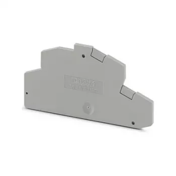 Phoenix Contact CLIPFIX D-PTTBS 1 Terminal Final para Calha NS 35, cinzento, 50 unid.