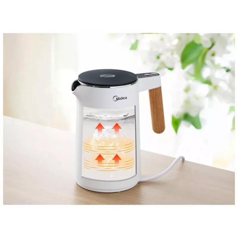 Midea MK-HE1533 chaleira branca 1,5L 2200W