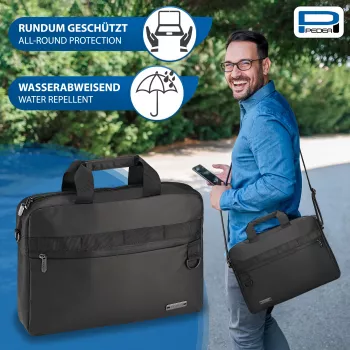 PEDEA Bolsa clutch para portátil 17,3