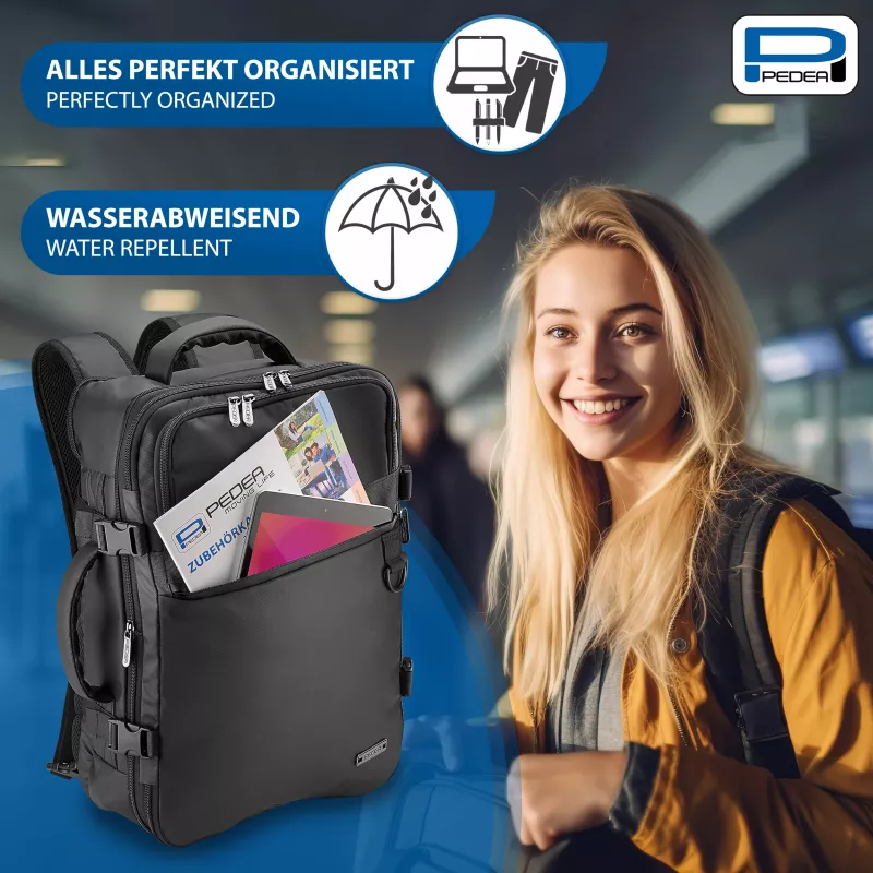 PEDEA Mochila clutch para portátil 15,6
