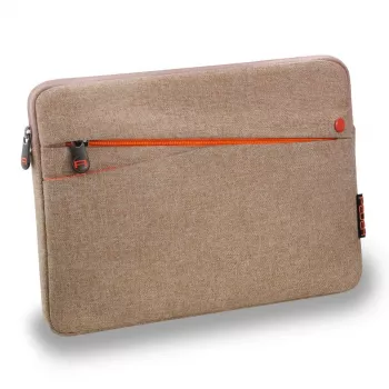 PEDEA Capa Fashion para tablet Samsung Galaxy Tab S6 Lite / A9+ / S9 / A8, bege/laranja, neoprene