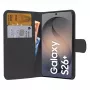 PEDEA Capa tipo livro Classic para Samsung Galaxy S26 Plus, preto