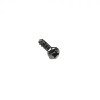 Parafuso de máquina Phillips cabeça lenticular Adam Hall 5416 BLK M6x20 mm preto