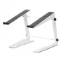 Adam Hall SLT001EW Suporte para portátil - branco - aço - 225 mm - 250 mm - 340 mm