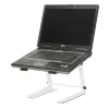 Adam Hall SLT001EW Suporte para portátil - branco - aço - 225 mm - 250 mm - 340 mm