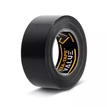 Adam Hall DTEXAVB50 Fita gaffer, preto, 50 mm x 50 m