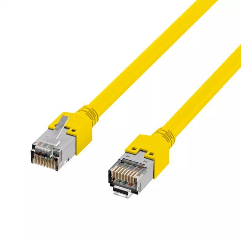 EFB Elektronik Cabo de rede RJ45 Cat.5e SF/UTP LSZH Draka UC300 TM11 amarelo 15 m