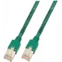 EFB Elektronik Hirose TM11 Daetwyler 5502 4p Cabo de rede flexível RJ-45 macho para RJ-45 macho Cat.6 S/FTP LSZH cinzento 0,5 m