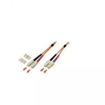 EFB-Elektronik ECOFIBER Jumper Duplex SC-SC OM1 62,5/125 µm LSZH 3,0 mm 1 m Laranja